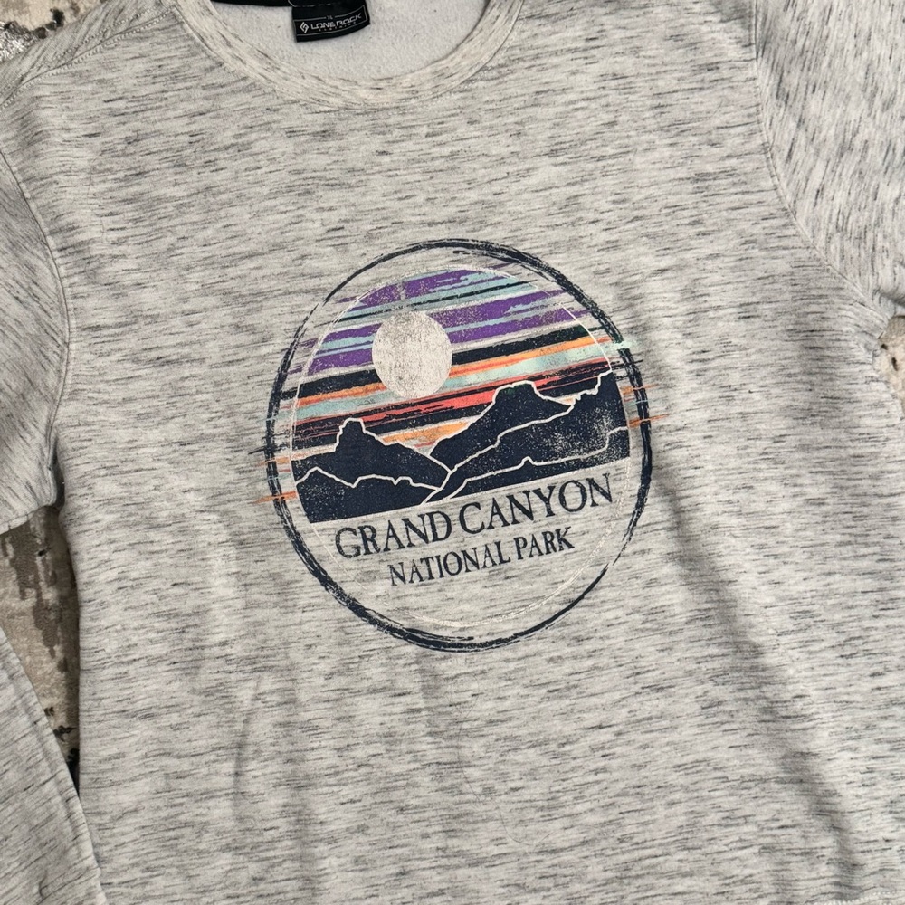 Lone Rock Gray Grand Canyon National Park Sweatshirt. Women’s